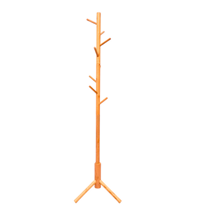 Wooden Coat Rack Stand with 8 Hooks (FT-S605) Cream - best office chair in bangladesh,  executive chair for office, childs table and chair set, Gaming Chair, Digital Safety Locker, Bar Stool, leather boss chair, Restaurant Chair, Large Antique Wall Mirror -Furnitex Limited