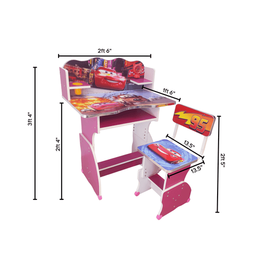 Baby Study Table And Chair (FT- BST03) - best office chair in bangladesh,  executive chair for office, childs table and chair set, Gaming Chair, Digital Safety Locker, Bar Stool, leather boss chair, Restaurant Chair, Large Antique Wall Mirror -Furnitex Limited