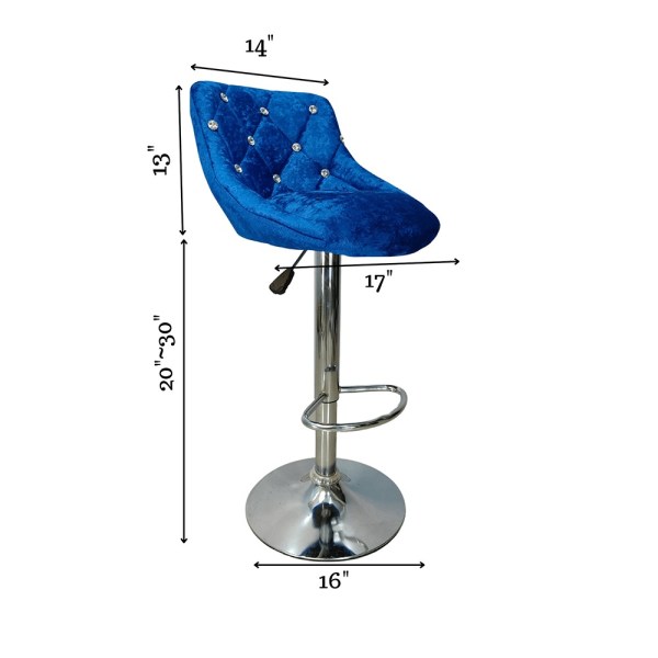 Bar Stool (FT- V236) Blue Furnitex Limited