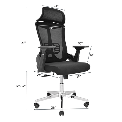 Executive Office Chair (FT-HJ053A) Black - Main Image