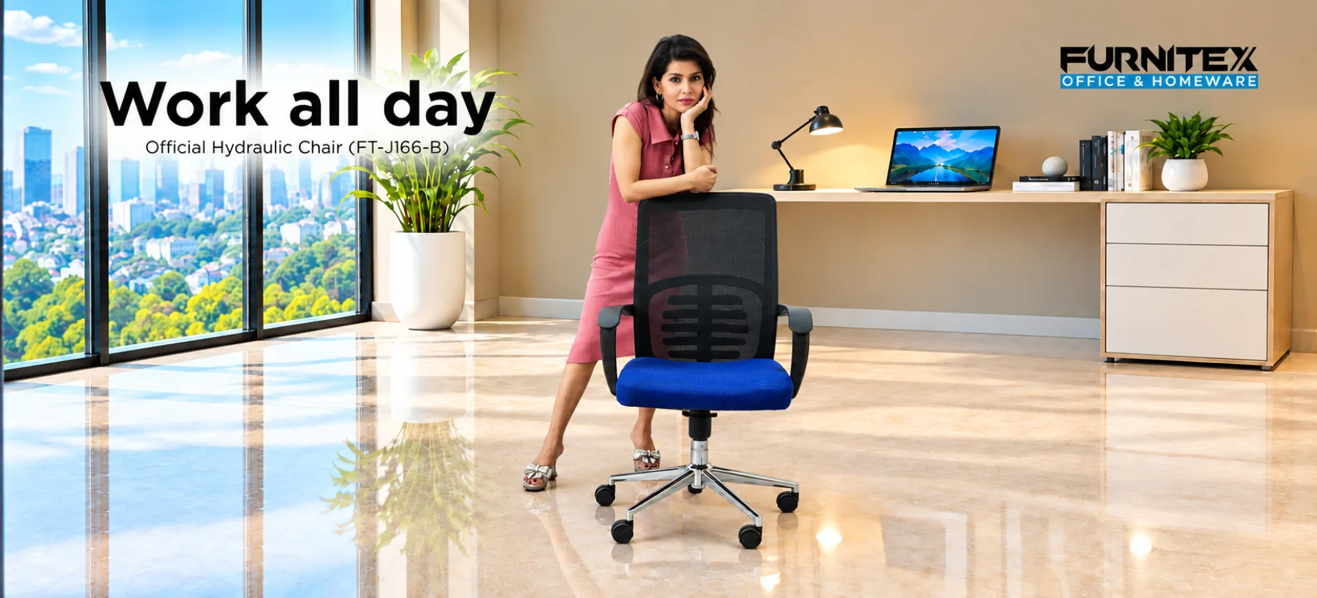Furnitex ergonomic hydraulic office chair