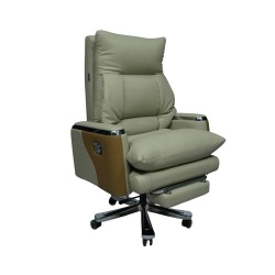 Executive Luxury Boss Chair with Footrest (FT-H0628) Deep Cream - Boss Chair | Furnitex