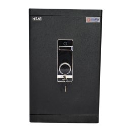 ELAF FINGERPRINT SAFETY LOCKER (FT-F700) Black - Safety Locker | Furnitex