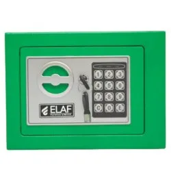 ELAF Small Safety Box with Electronic Keypad (FT-L17ET) Green - Safety Locker | Furnitex