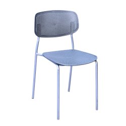 Plastic Ace Restaurant Chair (FT-PCC04) Gray - Restaurant Chair | Furnitex