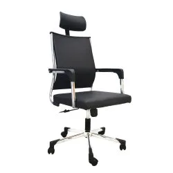 Hydraulic Office Chair (FT-H107) Black - Office Chair | Furnitex