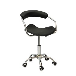 Wheel Bar Stool (FT-B319) Black - Bar Stools | Furnitex
