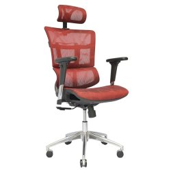 Complete Multifunction Chair (FT-HC03) Garnet Red - Office Chair | Furnitex
