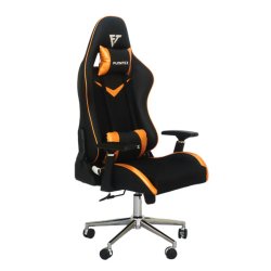 FURNITEX - Gaming Chair with 4D Armrest (FT-G2) Glossy Orange - Gaming Chair | Furnitex