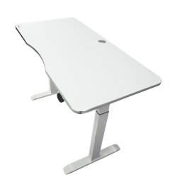 Electric Height-Adjustable Elevating Desk (FT-Y101) White - Electric Height Adjustable Elevating Desk | Furnitex