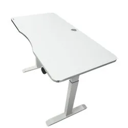 Electric Height-Adjustable Elevating Desk (FT-Y101) White - Electric Height Adjustable Elevating Desk | Furnitex