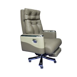 Executive Luxury Boss Chair with Footrest (FT-H0630) Coffee - Boss Chair | Furnitex