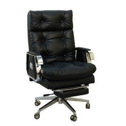 Comfortable Luxury Boss Chair (FT-HM09) Pro Black - Boss Chair | Furnitex